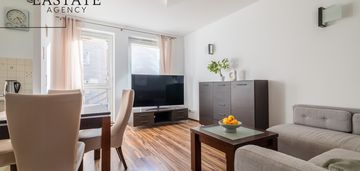 Przytulne 45.83 m² i umeblowane i parking i balkon