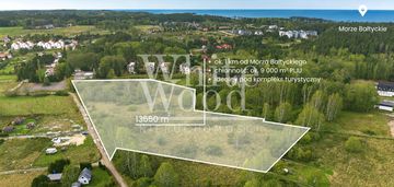 Grunt inwestycyjny nad morzem koło rowów