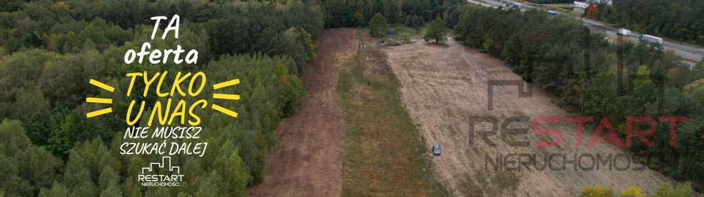 Działka przy s8 - pod magazyn/usługi