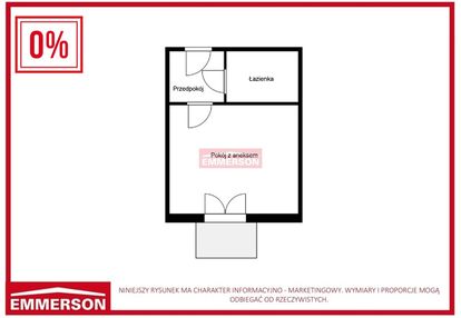 Najtańsza kawalerka, do szybkiego zamieszkania.