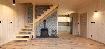 Nowy dom całoroczny 81,54 m² | 150 m od jeziora | kaszuby