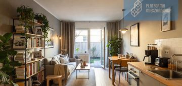 Ogród| lokalizacja top| duże studio, kawalerka