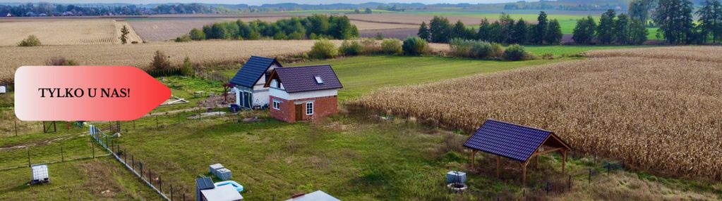 Działka z murowanym domkiem 35m2. blisko wrocławia