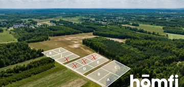 Działki przy lesie - uzbrojone, gotowe do zabudowy