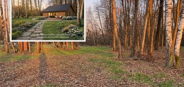 Budowlana z lasem i strumykiem|prąd+wodociąg|pnb