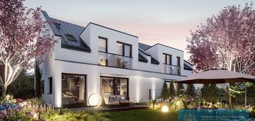 Ii etap! bliźniak na dużej działce | garaż w bryle