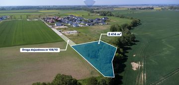 Działka z wz o pow. 2414 m2 w mścicach!
