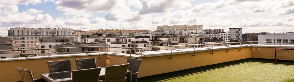 Penthouse z tarasem na marinie mokotów