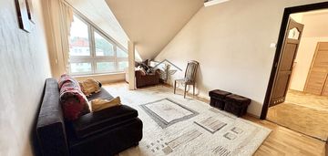 Dwupoziomowe + poddasze balkon las duża piwnica