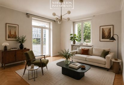 2 pokoje| 46,7 m²| 2 balkony| kamienica| mokotów
