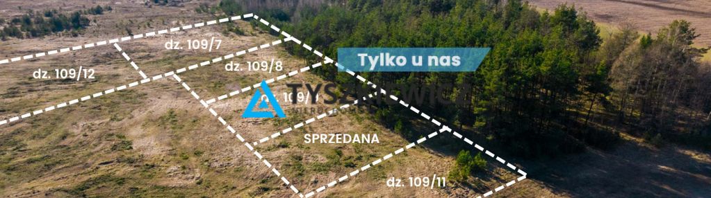 Piękna działka granicząca z lasem w stężycy