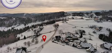 Widokowa działka koniaków