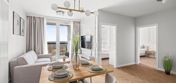 3-pokojowe mieszkanie z widokiem na morze.