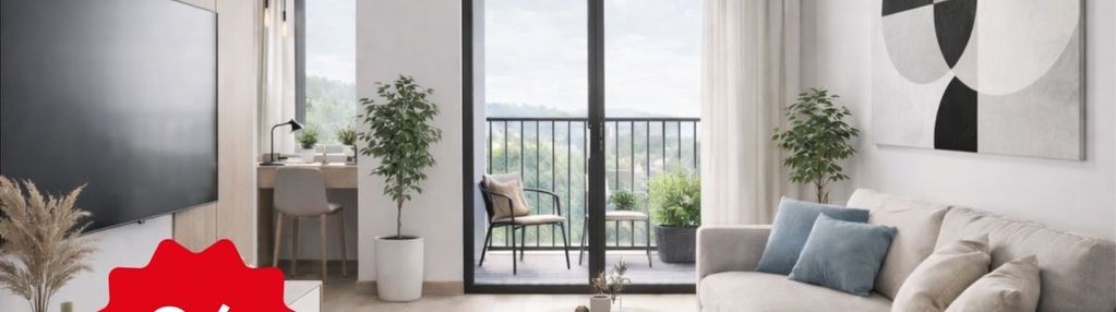 Promocja❗️kawalerka z wydzieloną sypialnią