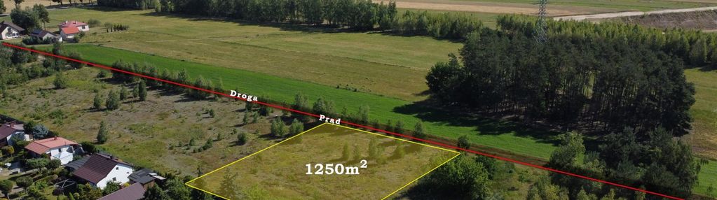 Działka budowlana 1250 m2, godzina od warszawy