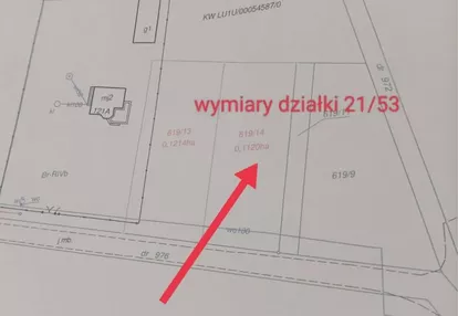 Działka na sprzedaż 1120m2