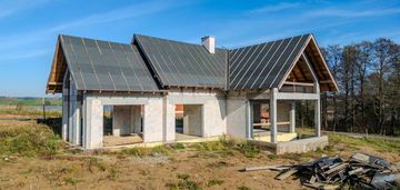 Dom z panoramicznym widokiem na warmińską zieleń