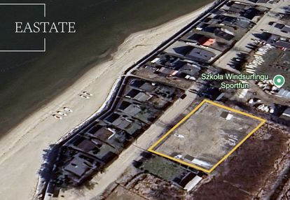Działka inwestycyjna, 80 m od plaży