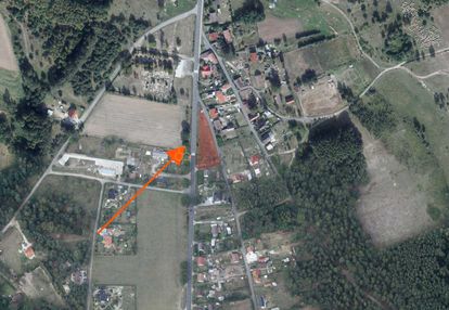 Narożna działka budowlana o dużej powierzchni, rud