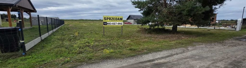 Działka z prądem 10 ar tuż przy ulicy prostej