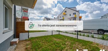 Dwupokojowe mieszkanie z ogródkiem/maślice