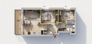 ⭐taras 7,5m | narożne, jasne | 2026 metro ⭐0%
