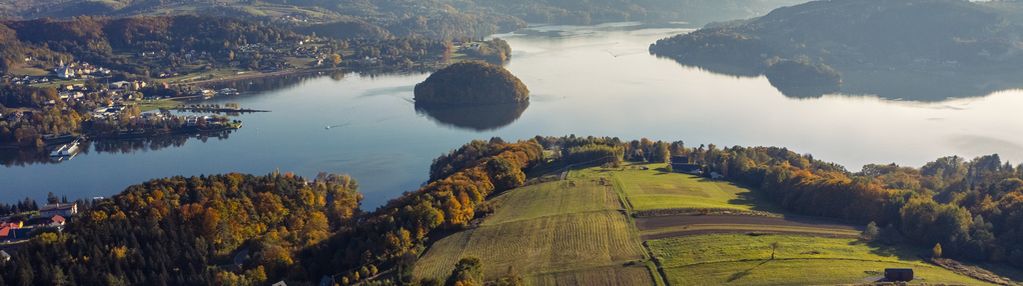 Unikatowa działka widokowa nad jeziorem rożnowskim