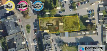 Działka  1 mn, mw,u  . w centrum kartuz  2/3 udz.