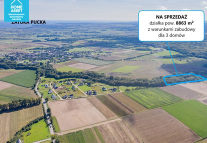 Działka z wz w otoczeniu lasu