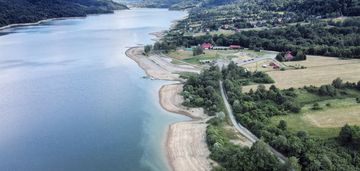 Klimkówka jezioro 10 działek usługowych widokowych