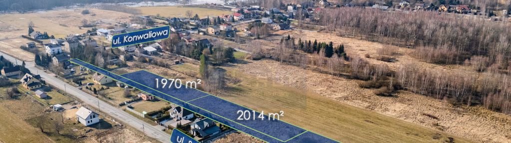 Działki pod budowę.