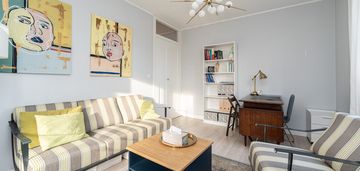 Kawalerka z ogródkiem przy jana kazimierza, wola