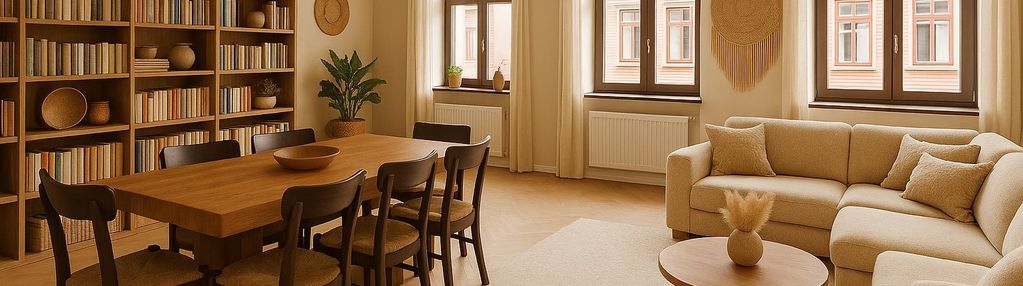 Przestronne mieszkanie w centrum! 6 pokoi