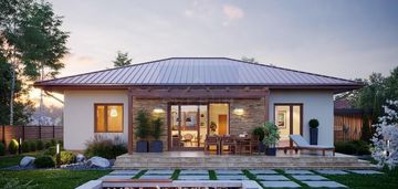 Pierwszy z czternastu nowych domów w biskupicach