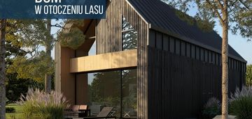 Nowoczesny dom w otoczeniu lasu i ~98m2 i widełka