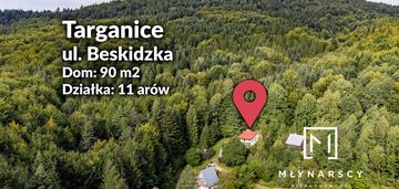 Dom w górach | otoczenie lasu | targanice |