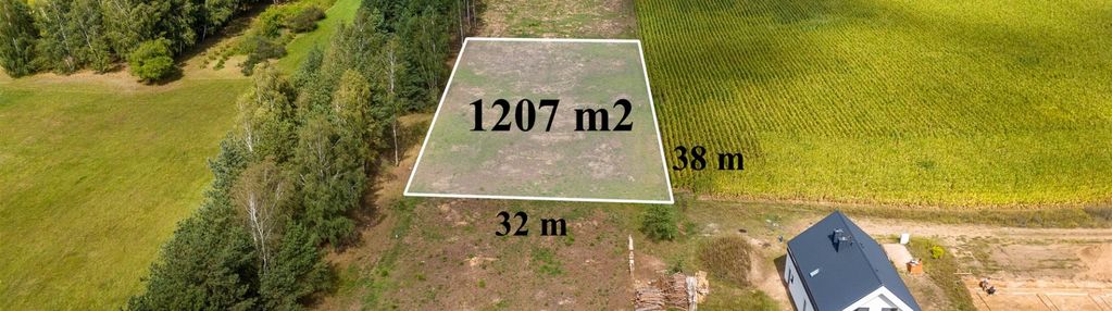 *działka z wydanymi wz* pomigacze*1207 m2*media