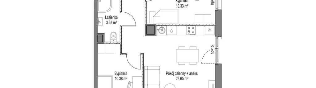 Nowoczesne mieszkanie | smart house | lawendowe