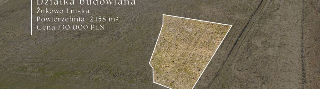 Działka budowlana- lniska , wz na 3 budynki