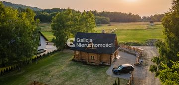 Zapraszam w bieszczady - dom z bala - działka 10ar