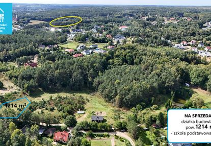 Działka budowlana 1214 m², koleczkowo, las i rzeka