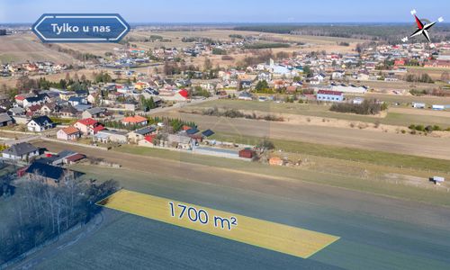 Budowlana działka 1700 m² – łobodno, kłobuck