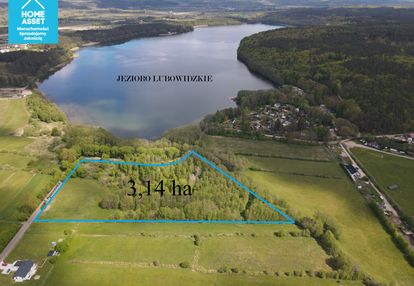 Piękna działka siedliskowa nad jeziorem
