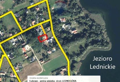 Lednogóra działka z mediami nad jeziorem lednickim