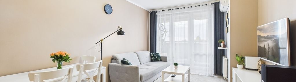 Przytulne 2 pokoje z oddzielną kuchnią