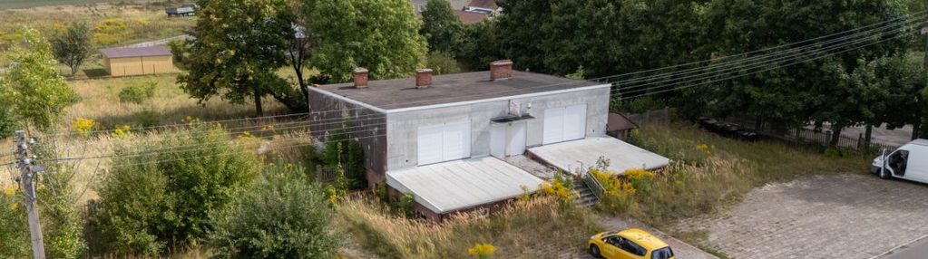 Działka z lokalem usługowym myślina