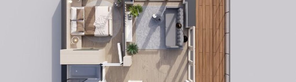 Sunrise park | mieszkanie nr 3.1 | 2 pokoje 32,56 m2 + balkon |