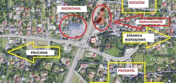 Żurawica - działka komercyjna przy dk77