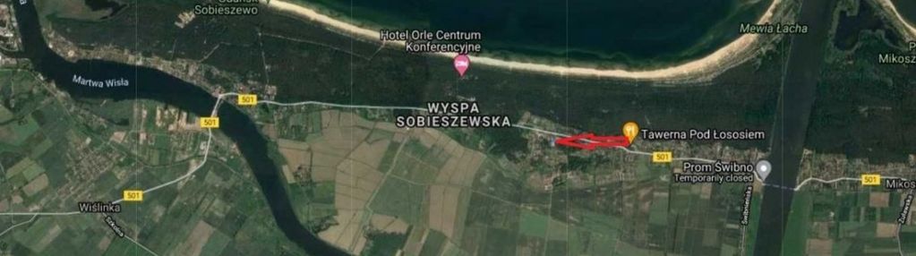 Działka w przepięknym miejscu sobieszewa