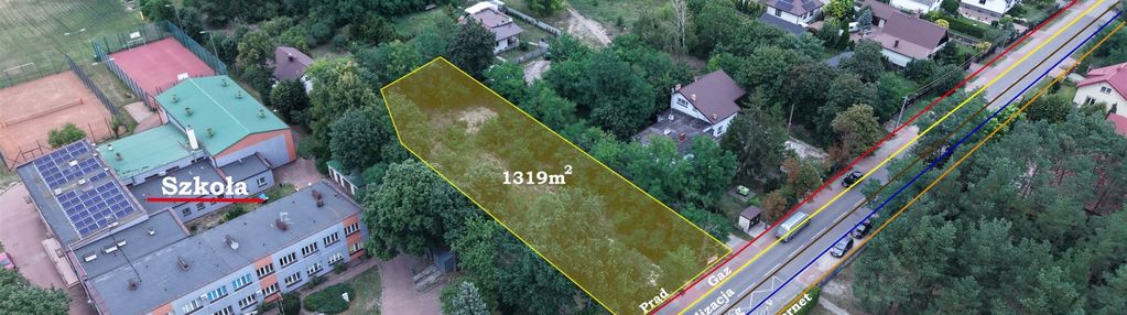 Działka budowlana 1319 m² w centrum sowiej woli